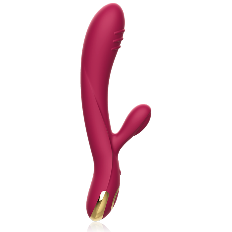 Close-up do CICI BEAUTY Vibrador Coelho Premium Silicone, destacando o design ergonómico, estimulador clitoriano e a textura suave.