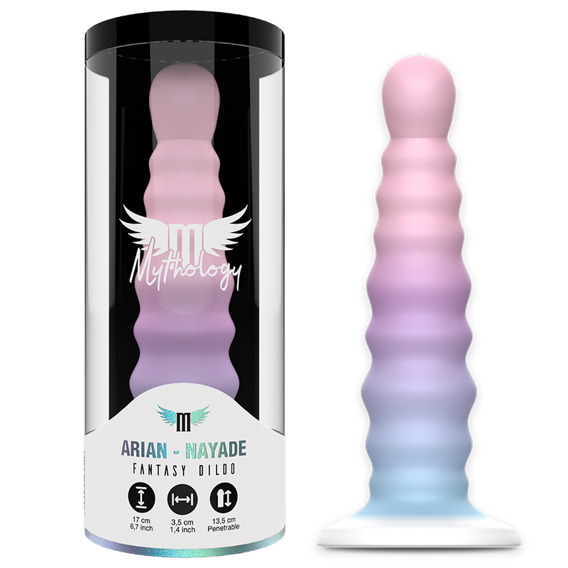 Dildo MYTHOLOGY Arian Nayade M de silicone flexível com base de sucção