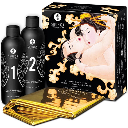 Frasco de Gel de Massagem Erótico Corpo a Corpo SHUNGA Melão Manga
