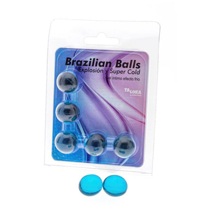 TALOKA 5 Bolas Brasileiras com Gel Emocionante e Efeito Frio