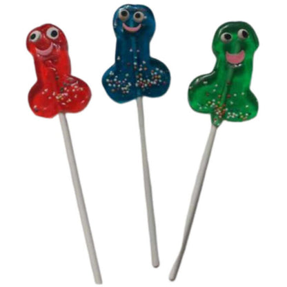 Piruleta Divertida con Forma de Pene y Azúcar Tostado