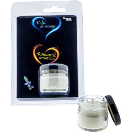 Vela de Massagem TALOKA de Verbena 30ml para massagens sensuais e relaxantes.
