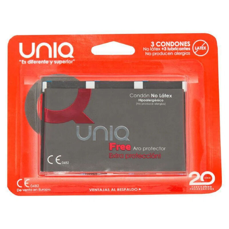 Preservativos Sin Látex con Anillo Protector 3 Unidades