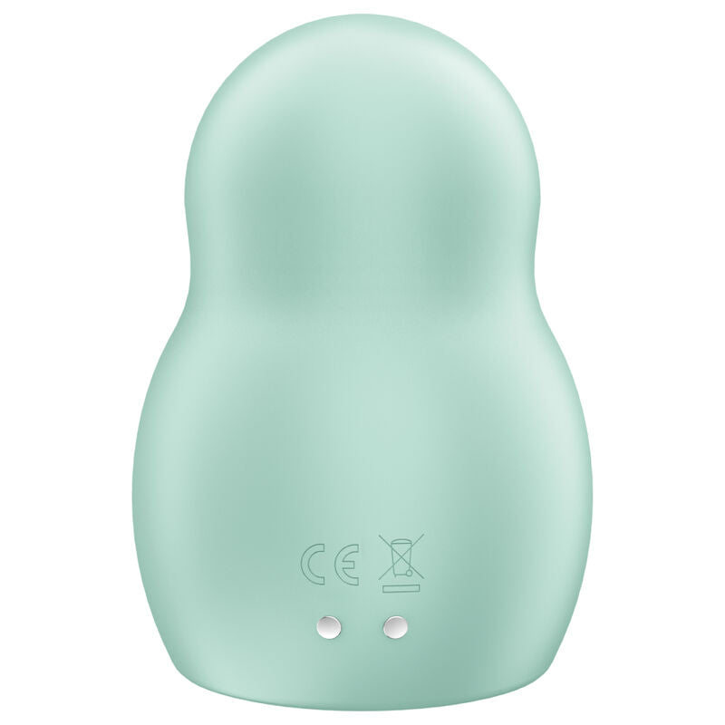 Satisfyer Pro To Go 1 Vibrador e Estimulador de Pulso de Ar Duplo Vermelho, compacto e portátil.