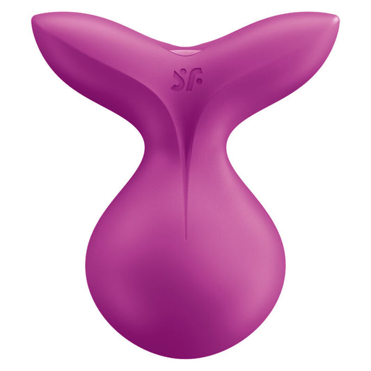 Satisfyer Vibrador Estimulador Clitoriano Viva La Vulva 3 Violeta, em silicone médico e design ergonómico.