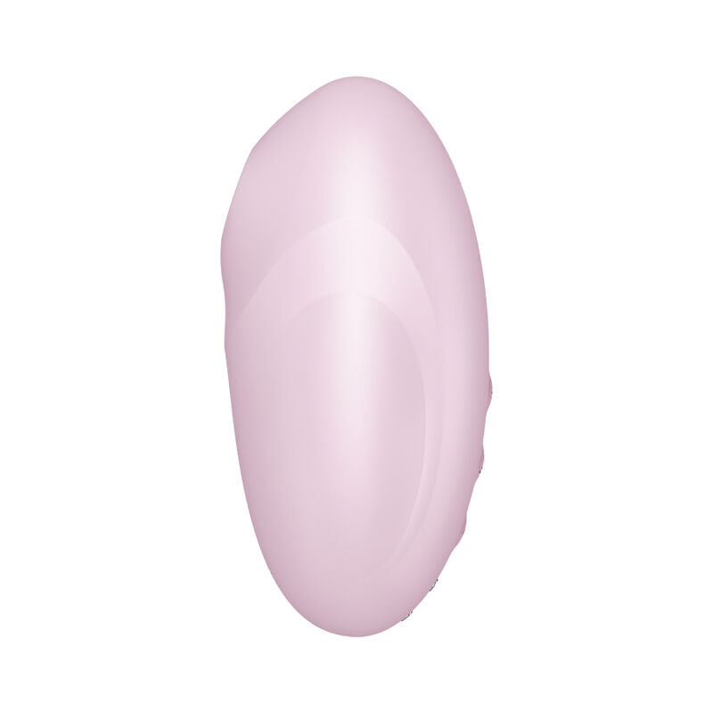 Satisfyer Estimulador e Vibrador Duplo Air Pulse Vulva Lover 3 Preto, mostrando design ergonómico e detalhes de silicone.