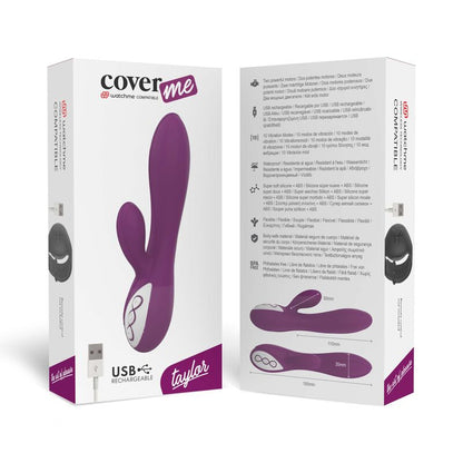 Vibrador Taylor para Doble Estimulación con Control Inalámbrico