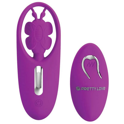 PRETTY LOVE Estimulador Borboleta Dancing com Controlo Remoto Lilac em silicone suave.