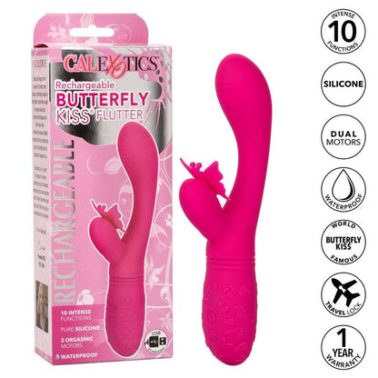 Vibrador Mariposa Flutter Kiss Rosa con Doble Estimulación