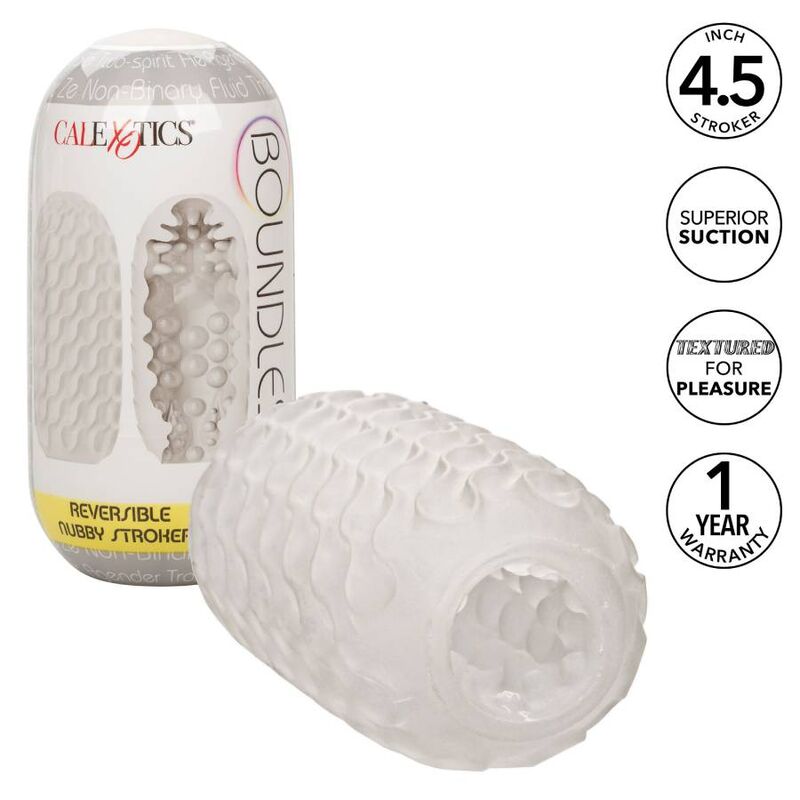 Masturbador Masculino Reversible con Textura Nubby