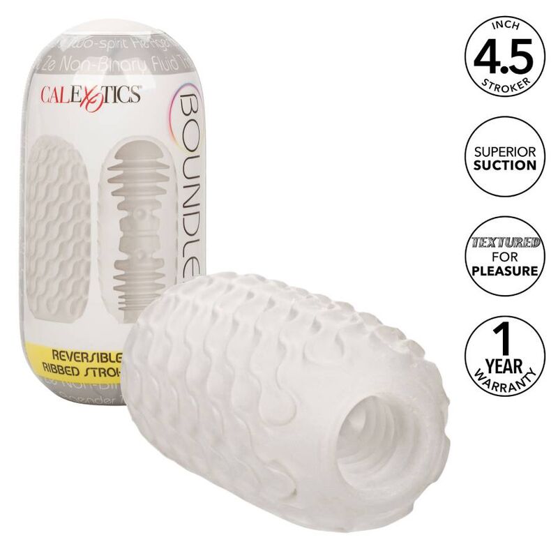 Masturbador Masculino Reversible Acanalado
