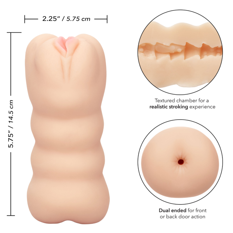 Masturbador Masculino Doble Extremidad, Placer Versátil