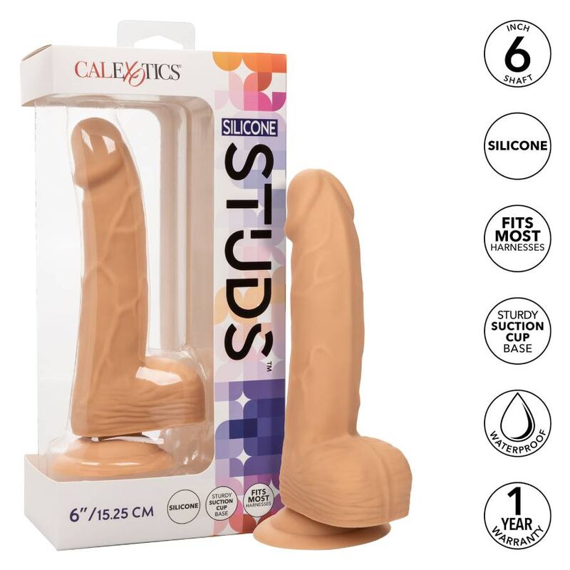 Dildo de Silicona Realista con Ventosa - 15 cm