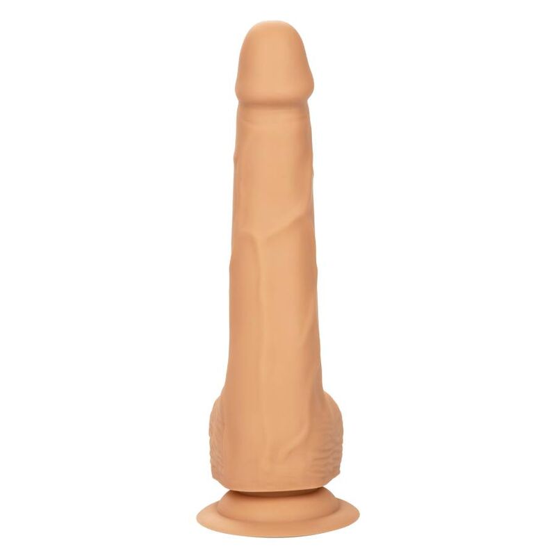 Dildo Realista de Silicona con Tachas 20.32 cm Color Piel