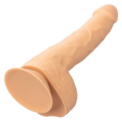 Dildo Realista de Silicona con Tachas 20.32 cm Color Piel