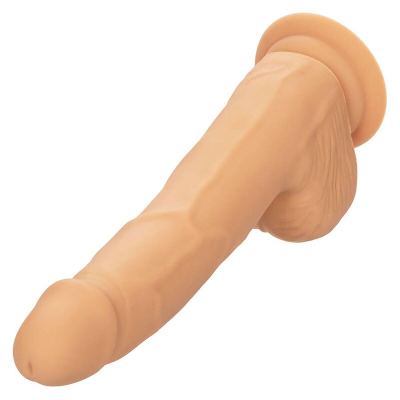 Dildo Realista de Silicona con Tachas 20.32 cm Color Piel