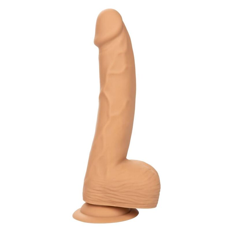 Dildo Realista de Silicona con Tachas 20.32 cm Color Piel