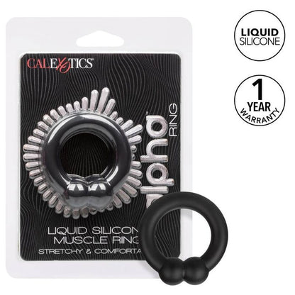 Anillo Peneano Intensificador de Músculo Alfa Negro