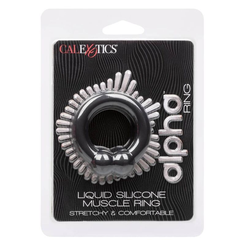 Anillo Peneano Intensificador de Músculo Alfa Negro