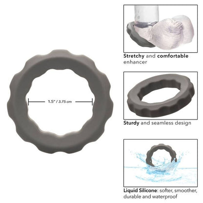 Anillo Peneano Alpha Erect Gris