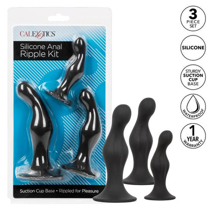 Kit de Entrenamiento Anal de Silicona Ondulada