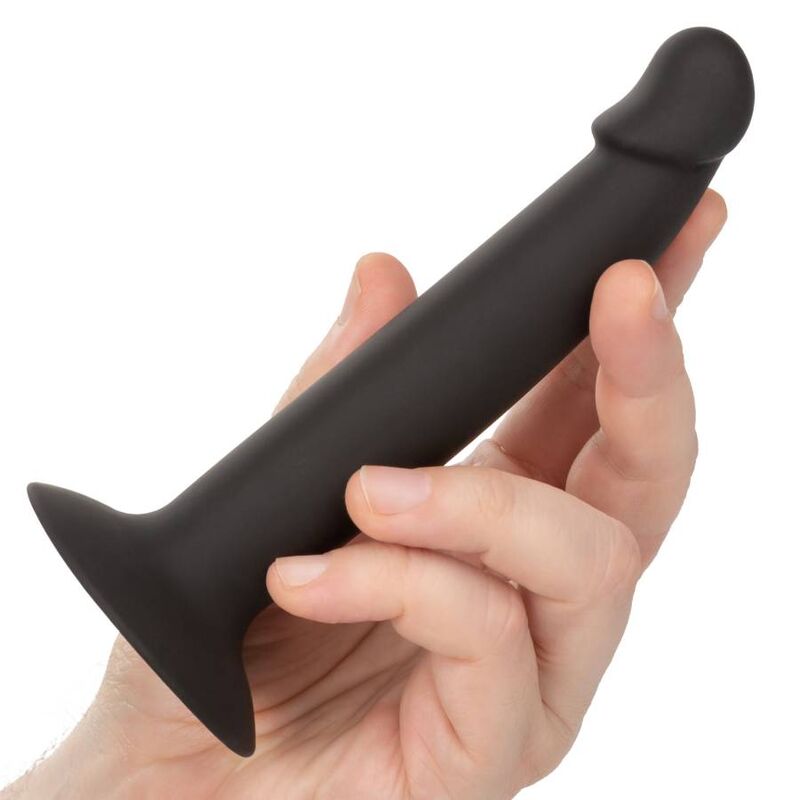 Plug Anal Delgado de Silicona con Ventosa