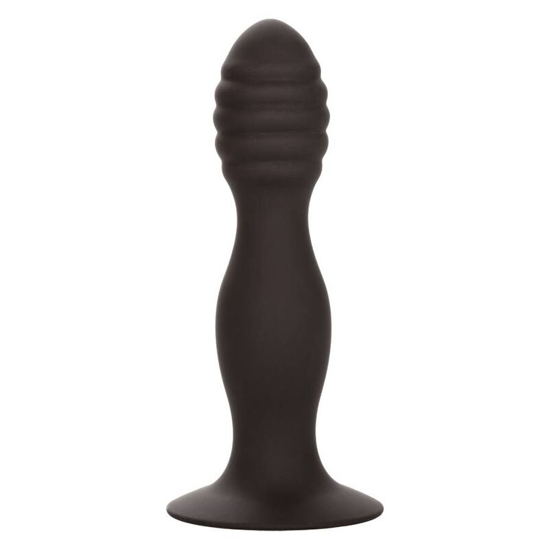 Plug Anal con Estrías y Ventosa