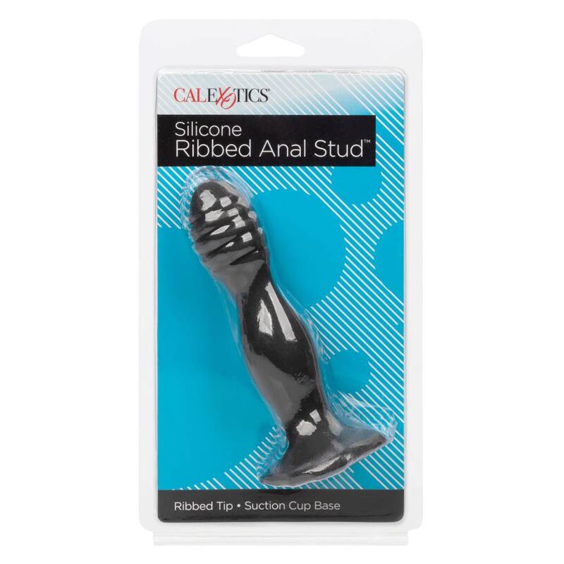 Plug Anal con Estrías y Ventosa