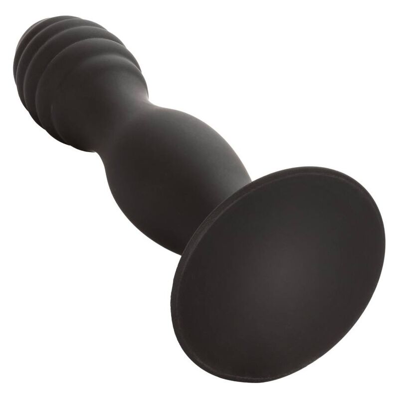 Plug Anal con Estrías y Ventosa