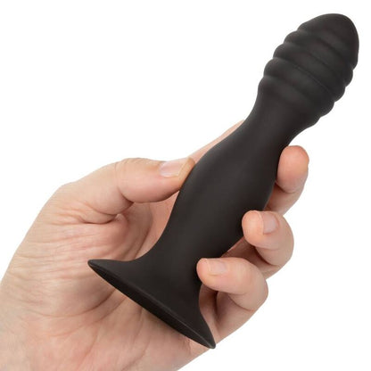 Plug Anal con Estrías y Ventosa