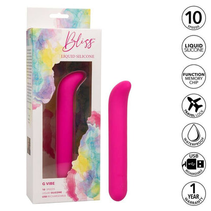 Vibrador de Punto G Bliss Rosa con 10 Modos