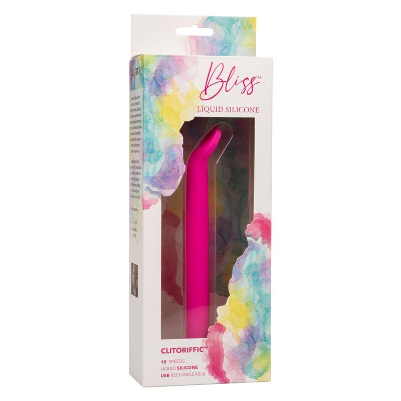 Vibrador Clitoriano Bliss de Silicona Líquida Rosa
