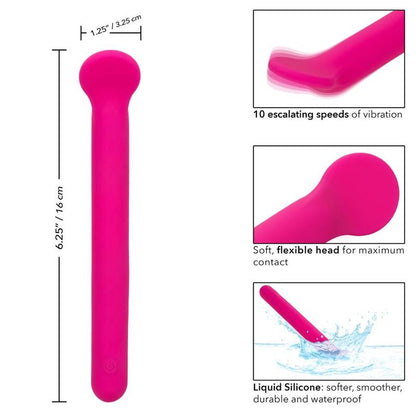 Vibrador Clitoriano Bliss de Silicona Líquida Rosa