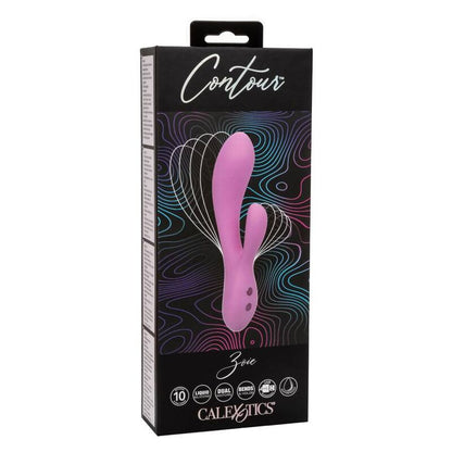 Vibrador Doble Contorno G Flexible Zoie Rosa