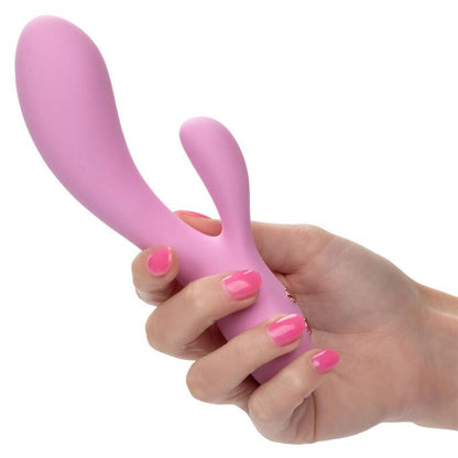 Vibrador Doble Contorno G Flexible Zoie Rosa