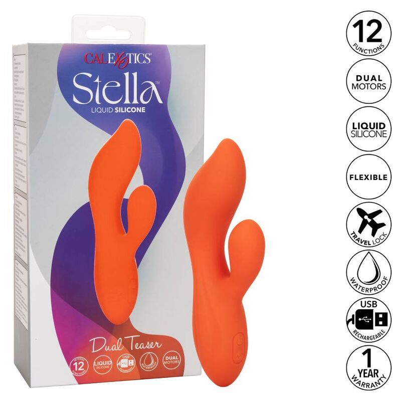 Vibrador Doble Stella con Estimulación Dual