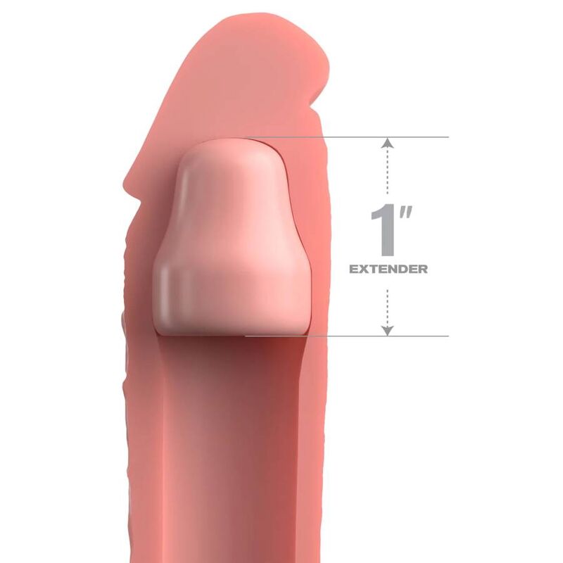 FANTASY X- TENSIONS - PIPEDREAMS FUNDA 17,78 CM + PLUG DE 2,54 CM