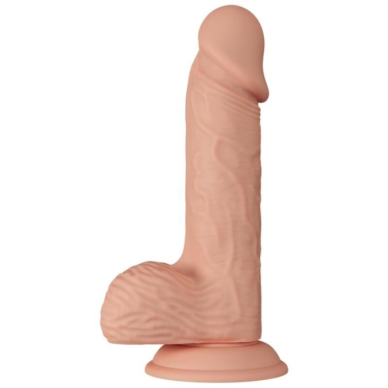 BAILE Dildo Realista Catoblepas Flexível 20.6cm, cor natural, com ventosa para fixação