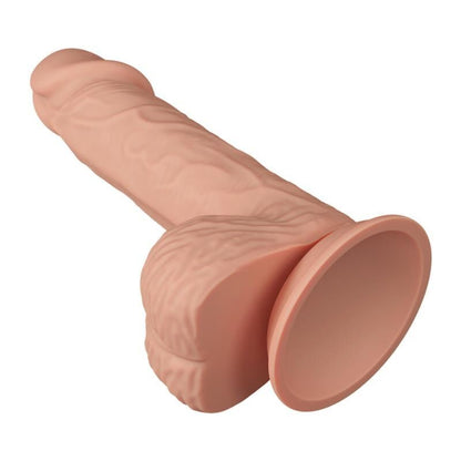 BAILE Dildo Realista Catoblepas Flexível 20.6cm, cor natural, com ventosa para fixação