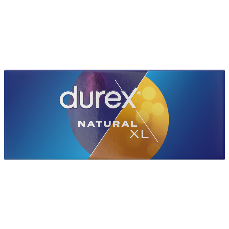 Caixa de Preservativos DUREX Extra Grande XL com 144 unidades, para conforto e segurança.