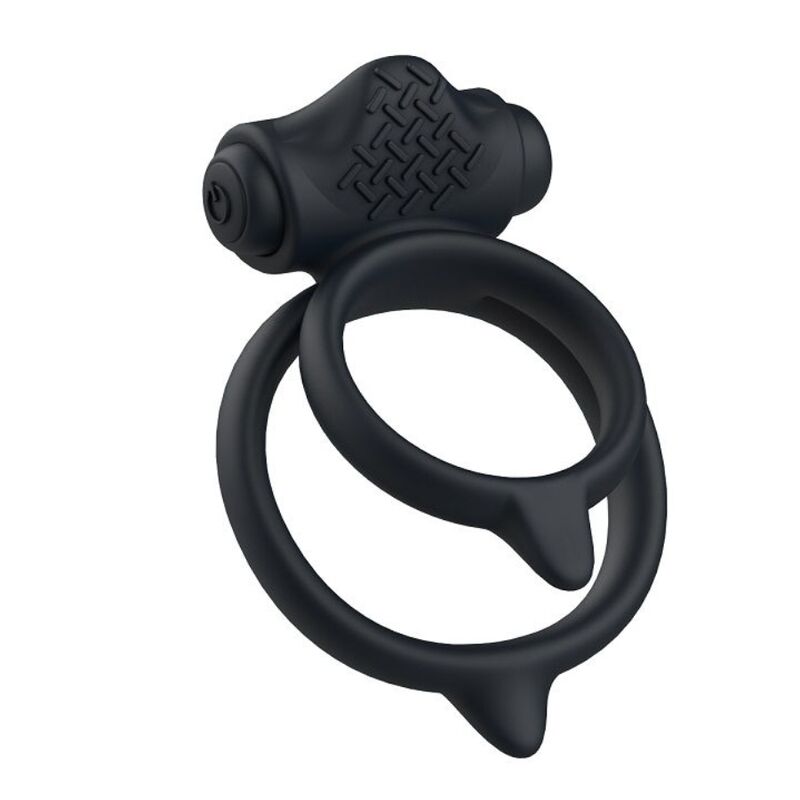 Close-up of the B SWISH Anel Peniano Bcharmed Basic Plus Vibratório Texturizado 5 Níveis