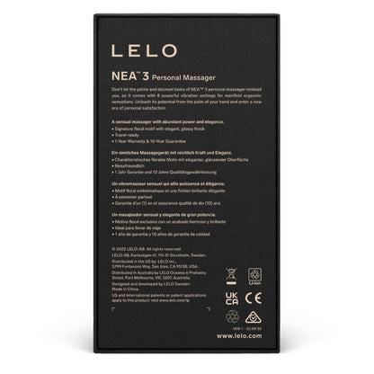 NEA 3 Masajeador Personal Compacto 10 Modos de Vibración