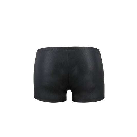 PASIÓN - 049 PANTALONES CORTOS NEGRO MATE L/XL