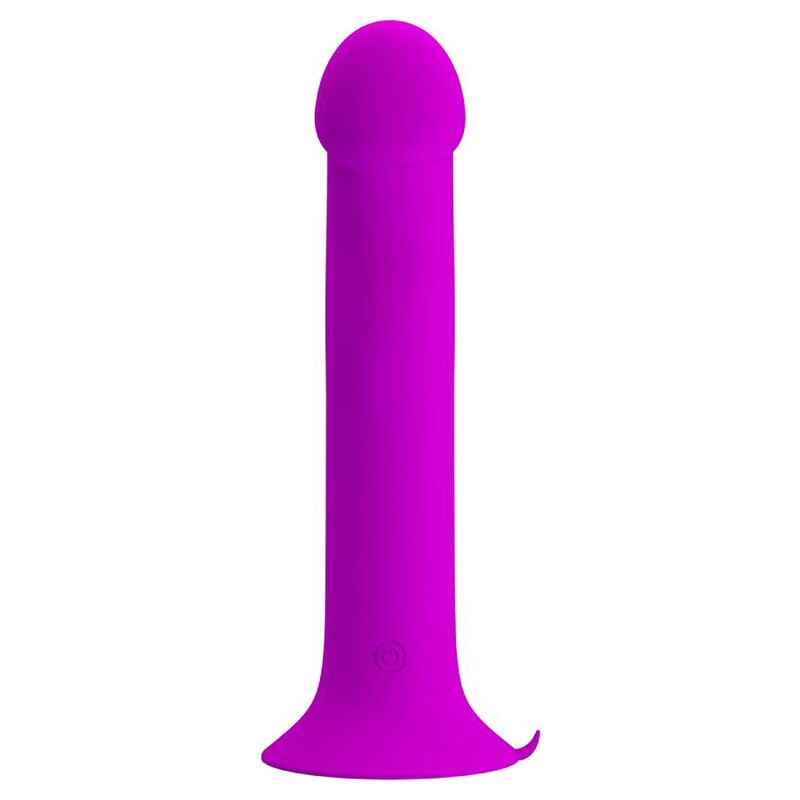 PRETTY LOVE Vibrador Estimulador G-Spot Murray Roxo com 12 funções e base de ventosa