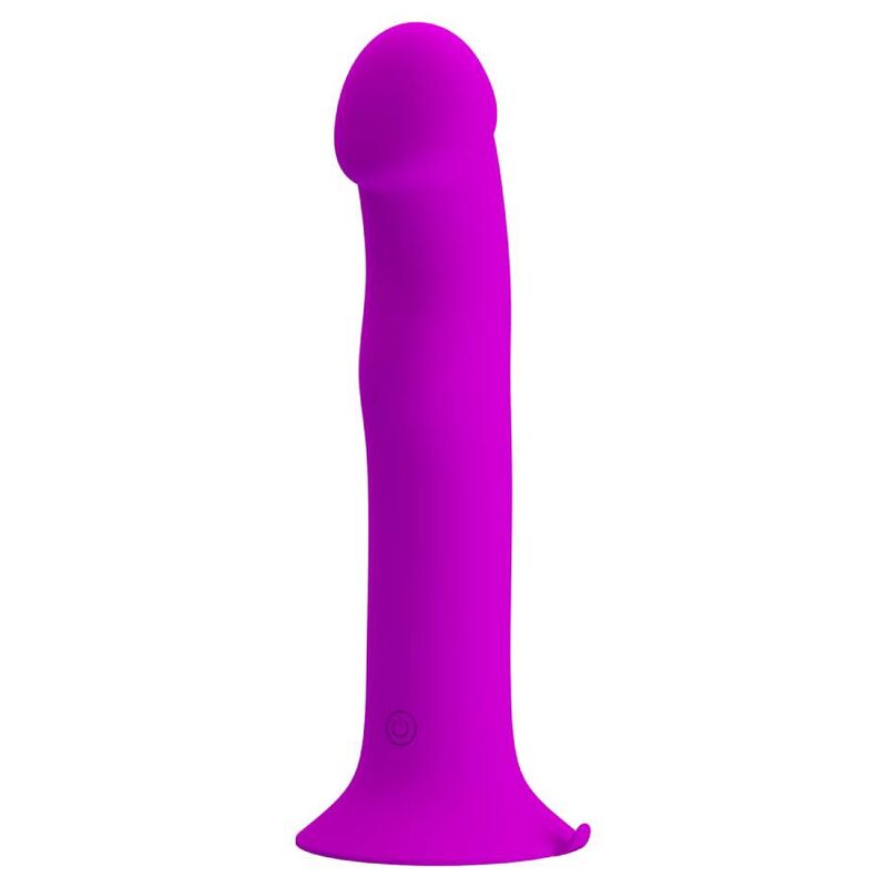 PRETTY LOVE Vibrador Estimulador G-Spot Murray Roxo com 12 funções e base de ventosa