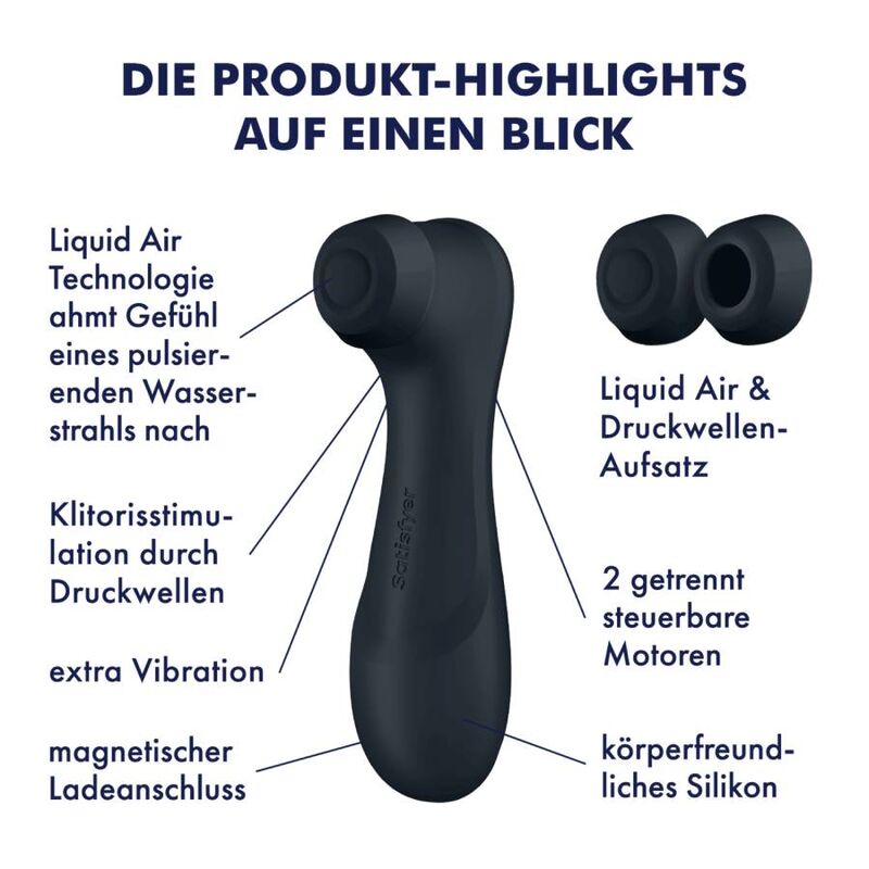Satisfyer Pro 2 Geração 3 Estimulador Clitoriano Air Pulse Vinho Tinto com tecnologia Liquid Air e vibração