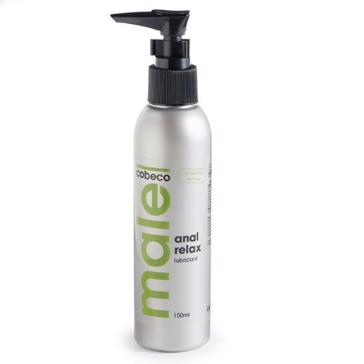 COBECO Lubrificante Relax Anal Masculino 150ml para conforto e prazer anal.