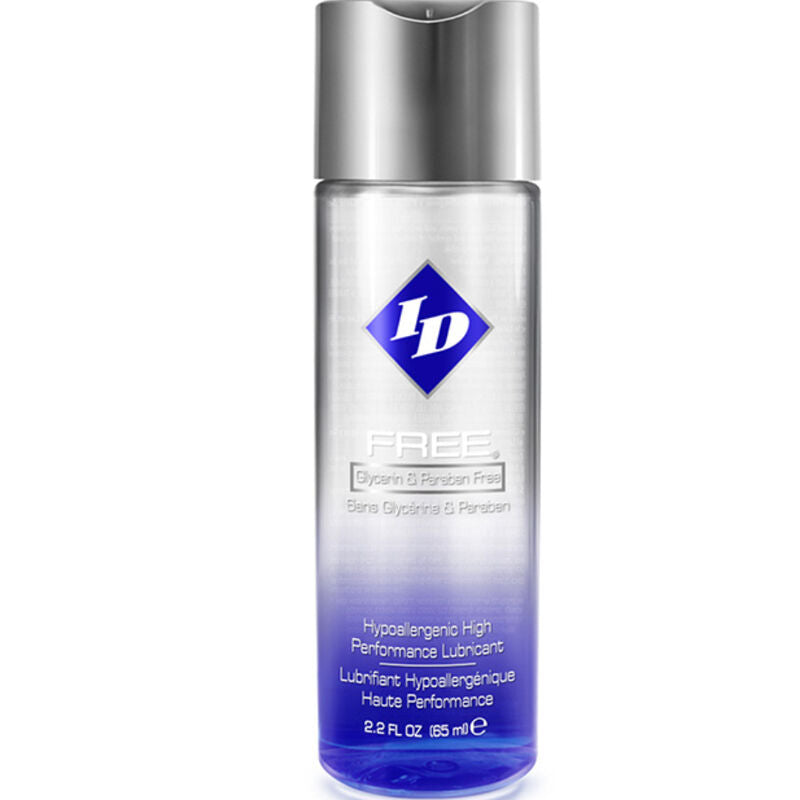 ID FREE Lubrificante Hipoalergênico à Base de Água 65 ML, frasco de 65ml