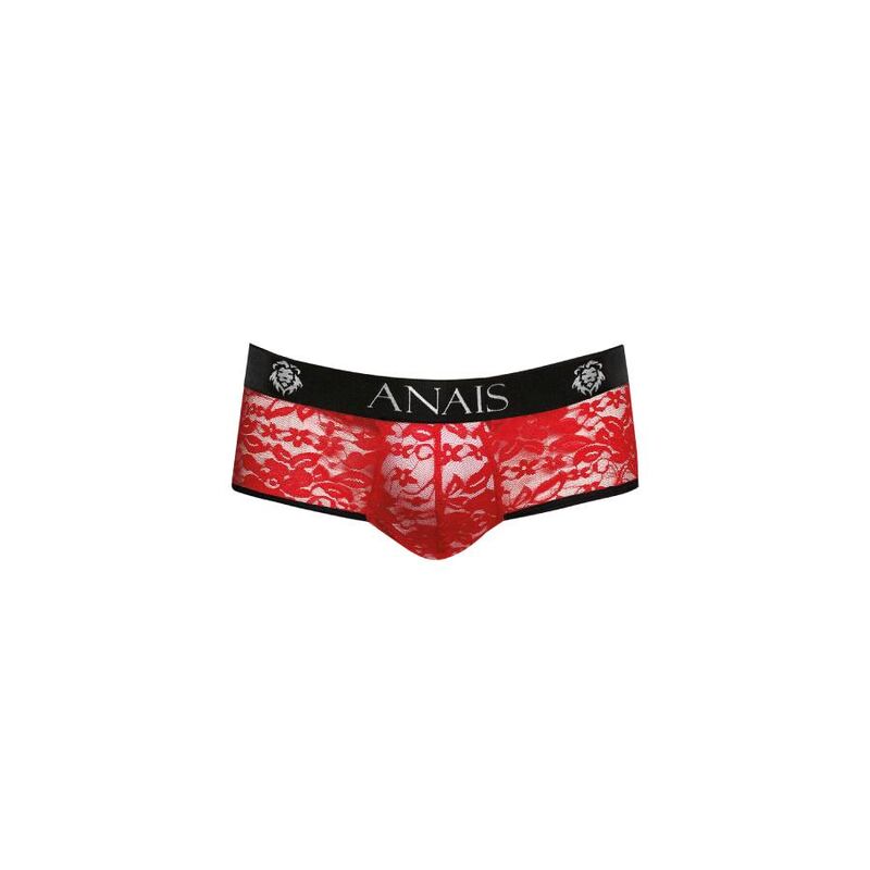 ANAIS MEN Jock Bikini Brave em Renda Vermelha, Lingerie Masculina Sensual