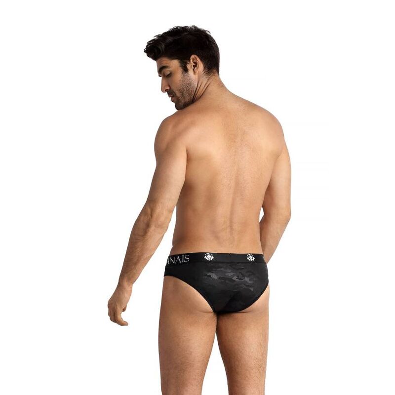 Slip masculino Anais Men Electro de microfibra com estampado militar.